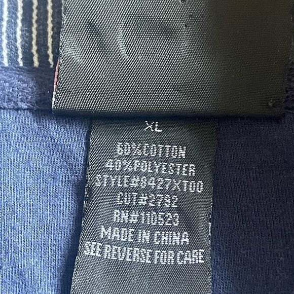 LA Kitty Striped Double Breasted Jean Jacket Size XL - Picture 8 of 10